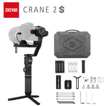 ZHIYUN Crane 2S/2S Pro DSLR Stabilizer 3 Axis Camera Gimbal Stabilizer for DSLR Sony Canon BMPCC Fujifilm Cameras Vertical Shoot