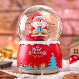 Christmas Crystal Ball Manufacturers Spot Creative Octave Box Decoration Send Students Children Resin Crafts