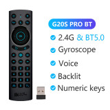 G10S PRO BT Air Mouse Bluetooth Wireless Gyroscope Smart Voice Remote Control UGOOS AM7 X4 PRO Smart Android TV Box G20BTS PLUS