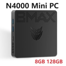 Bmax B1 PRO  N4000 Mini PC Windows 10 11 8GB RAM 128GB ROM 2.4G 5G WiFi BT4.2  Desk Computer