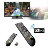 Q2 Backlight Gyroscope Wireless Air Mouse IR Learning 2.4GHz RF Smart Voice Remote Control for Android TV Box vs G20S PRO