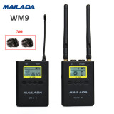 Mailada WM8 WM9 WM10 Professional UHF Wireless Lavalier Lapel Mic Receiver Transmit for dslr cameras Smartphone PK Boya WM4 Pro