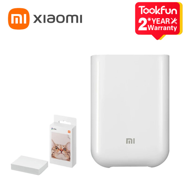Global Version Xiaomi Mi Portable Photo Printer Bluetooth 5.0 BLE ZINK Inkless Technology AR Video Printing