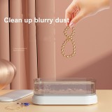 47kHz Mini Ultrasonic Cleaner Ultrasound Cleaning  Machine For Jewelry Glass Razor Personal Care Ultrasoun Clean Device 450ml