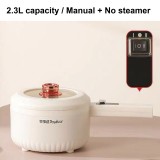 2.3L 3L Smart Home Rice Cooker Multifunctional Double Layer Steamer Non-stick Electric Fry Pan Large Capacity Hot Pot