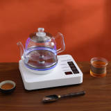 1350W Automatic Bottom Kettle Tea Set Pumping Glass Electric Tea Stove Electric Kettle Heat Keep Warm Smart Cook Tea Maker 220V