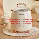 400W Automatic Egg Steamer Home Breakfast Machine Multifunction Electric Steamer Power Off Stainless Steel Smart Egg Cooker 220V