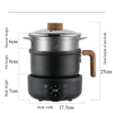 110V 220V Electric Cooker Multi-Function Household Intelligent Split Small Electric Pot Mini Cooker Electric Hot Pot 1.8L