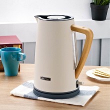 1.7L Electric Kettle 304 Stainless Steel 1800W Automatic Power Off Home Kettle Coffee Pot Temperature Meter Display Water Boiler