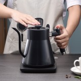 800ml Electric Kettle Hand Brew Coffee Pot Slender Mouth Pot Gooseneck Jug Teapot 304 Stainless Steel Quickly Boil Kettle 1000W