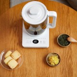 220V Multifunctional Health Pot Household Automatic Glass Boiling Water Flower Teapot Heating Insulation Pot 1.5L