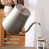 110V/220V Electric Kettle Hand Brew Coffee Pot Slender Mouth Pot Gooseneck Jug Teapot Home 304 Stainless Steel Kettle 1000W