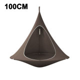 Nordic Style Camping Hammock Foldable Outdoor Garden Hanging Bed Portable Waterproof Swing Chair Single-person Hanging Sofa Bed