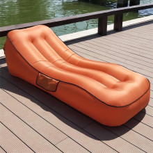 Outdoor Single Bean Bag Sofa Waterproof Inflatable Air Mattress Foldable Bed Portable Adult Outdoor Beach Sleeping Bed Mat