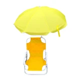 Outdoor Folding Beach Chair for Children Portable Recliner with Umbrellas Chair Beach Sun Lounger Child tumbonas  Beach Recliner