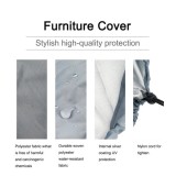 Outdoor Tables Protective Cover Oxford Cloth Furniture Dust Cover Rattan Table and Chair Sofa Waterproof Rain Floating Cover