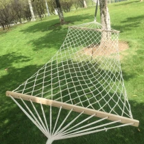 Wooden Matching Hammock Outdoor Camping Ultra Light Portable Hammock for Double Person Outdoor Recreation Hammock Swing