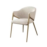 Italian Light Luxury Dining Chair Modern Simple Household Backrest Chair Scandinavian Designer Coffee Shop Hotel Leisure Chair