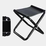 Outdoor Camping Chair Aluminium Alloy Portable Folding Picnic Camping Stool MIni Storage Fishing Chair Ultralight Furniture