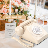 Audio Guestbook Wedding phone Antique Wedding Guest Book Phone Message Recording Vintage Telephone  Wedding Audio Message  Phone