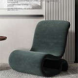 Single Sofa Chair Simple Design Art Modern Reading Light Luxury Metal Italian Minimalist Creative Velvet Lounge Chair