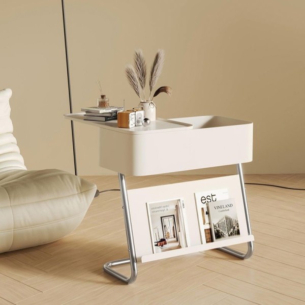 Small Side Table Designer Antique Cart Cream Style Small Coffee Table Bedside Removable Storage Sideboards