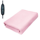10W Electric Heating Blanket 5V USB Warm Shawl W/ 2 Fastener 150x80cm Outdoor Fishing Warm Skirt 1-2 People Traveling Towel Gift