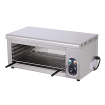 Commercial Stainless Steel Electric Salamander Meat Toaster Wall-mounted Bread Toasting Smokeless Oven Vagetable Fish Grill 2KW
