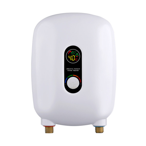 6500W Instantaneous Electric Water Heater Digital Temperature Control Instant Tankless Water Heater Shower Flow Water Heated