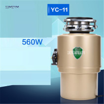 Kitchen Garbage Food Crusher Food Waste Disposer Stainless Steel Grinder Material Continuous Food Waste Disposer YC-11 560W 220V