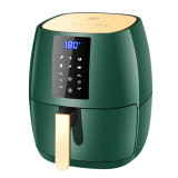 4.5L/6L 1400W Electric Air Fryer Multifunction Oil Free Deep Fryer Air Frying Machine Digital LCD Touch Non-Stick Inner Pot 220V