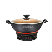 Multi-functional Electric Stir-frying Cooker Cast Iron Pan 2100W Electric Frying Cooking Machine 220V 32cm/34cm/36cm/38cm