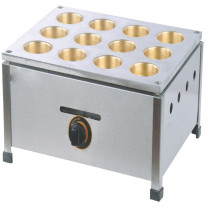 1PC FY-2230.R Gas 12 Holes Red Bean Cake Machine Wheel Cake Machine (Copper plate ) Baking Equipment