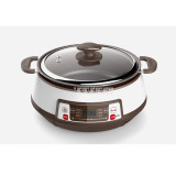 3L Electric Hot Pot Multi Cooker Household Electromagnetic Pot Separatable Korean Style Electric Cooking Machine Hotpot Cooker