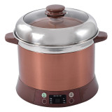 220V/50hz 600w 4.5L big liner+4 pieces 0.5L capacity Purple Clay liners Electric cooker Water stew pot DDZ-A45B1 Multi Cookers
