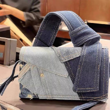 Women Brand Design Simple Denim Small Square Bag Ladies 2023 Autumn New Trendy High Sense Handbag Versatile Fashion Shoulder Bag