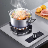 Kitchen Embedded Gas Stove Cooker Household Single Stove Natural Gas Desktop Timed Stove Liquefied Gas Cooktop Eye Burning Stove