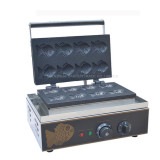 1PC FY-112-B Electric Korea Fish Waffle Maker Cake Maker Electrothermal Snack Equipment Baking Machine