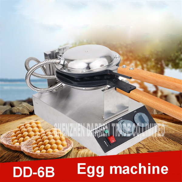 1PC  DD-6B waffle maker machine 1400W bubble egg cake oven 220 V 110 V aluminum alloy Grill plate material Temperature 50-300