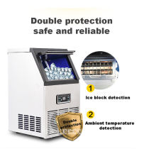 Commercial High-power Bar KTV Home Automatic Ice Machine Size Tea Shop  Ice Machine 220V/110V 200W SK-40FF