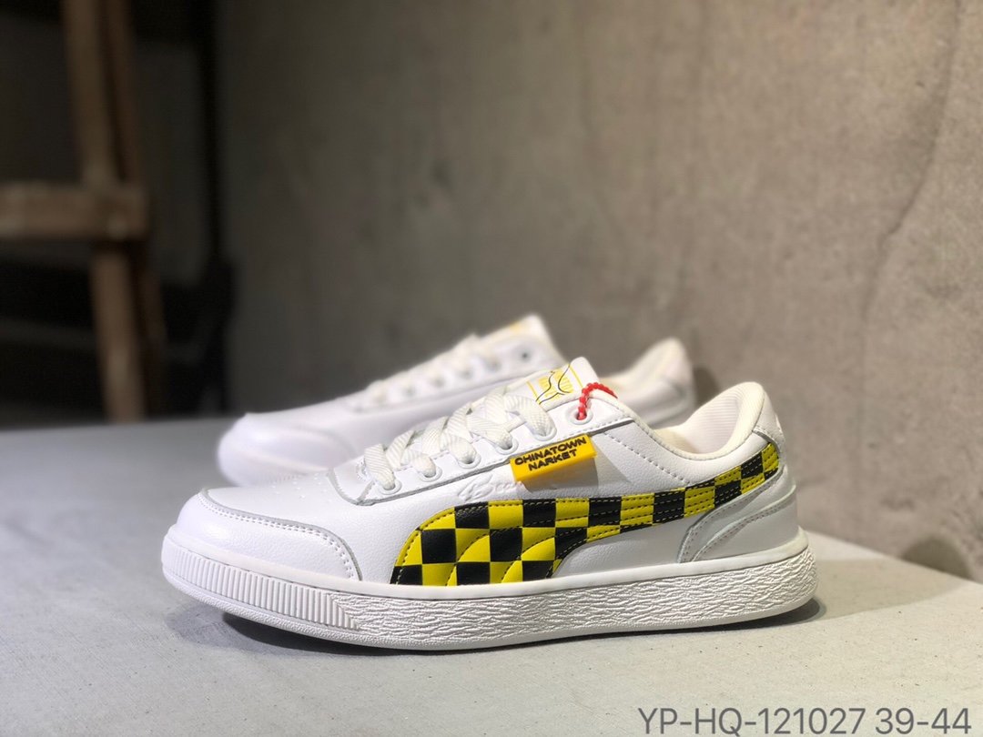 puma platform yellow