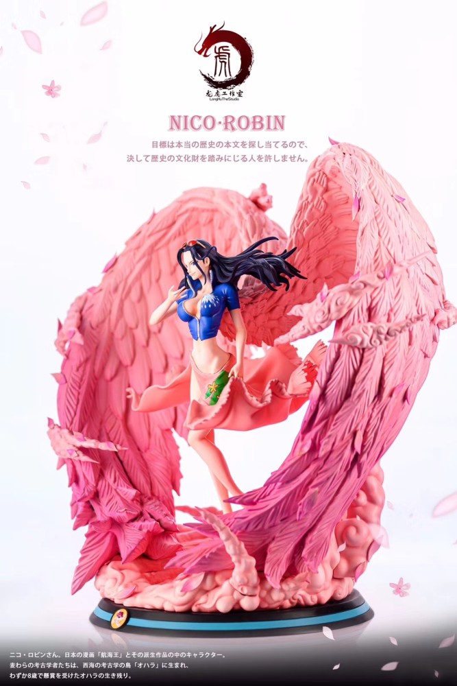 Preorder Longhu Studio One Piece Nico Robin Flower Wings Resin Statue Deposit