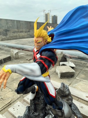 Pre Order Tnt Studio My Hero Academia All Might Symbol Of Peace 1 6 Resin Statue S Post Card
