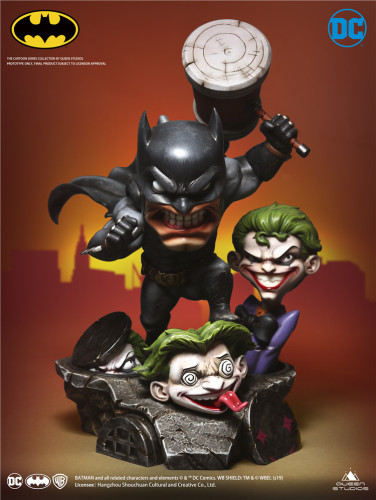 【In Stock】Queen Studio DC Batman & Joker SD scale resin statue