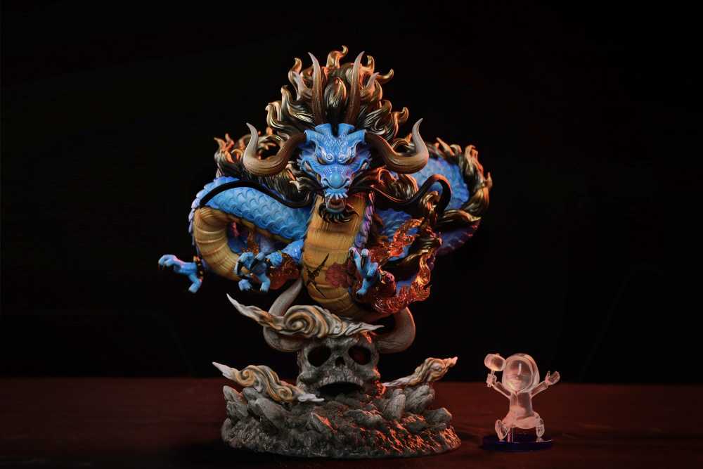 Preorder G5 Studio Onepiece Kaido Dragon Form Wcf Scale Resin Statue S Post Card