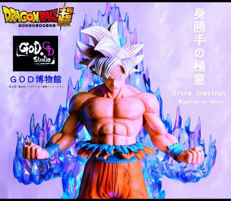 In Stock God Studio Dragon Ball Super Son Goku Ultra Instinct 1 4 Resin Statue
