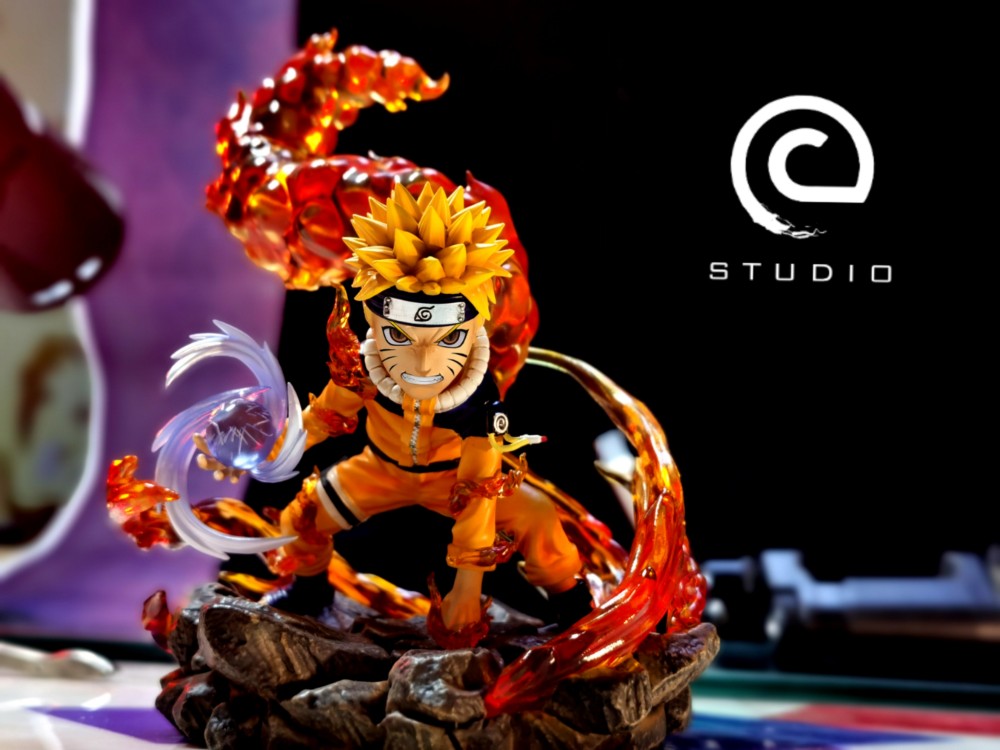 Preorder】C-Studio Uzumaki Naruto bijuu mode WCF scale resin statue's post  card