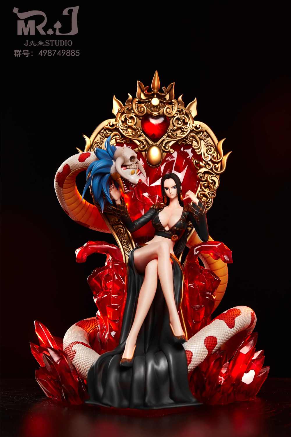 gentleman one piece cast off good queen boa hancock gk collector resin statue