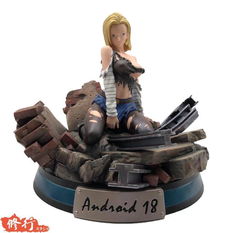 preorder practice studio dragon ball sexy android 18 1 8 scale resin statue deposit