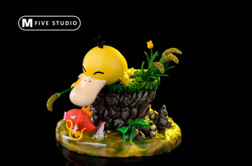 【Preorder】M5 STUDIOS Pokemon The daily life of Psyduck resin statue's post card
